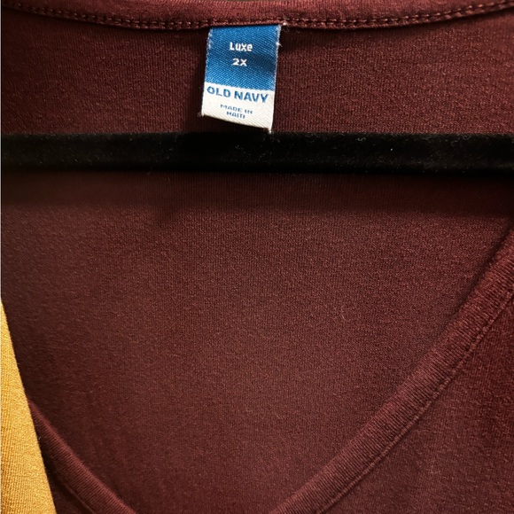 old navy luxe | 2 luxe neck tees | 2x | new with tags NWT - Picture 4 of 7